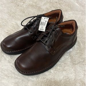 NWT Skechers ASC Arch Support Brown Mens Dress Shoes Size 11 M Rare